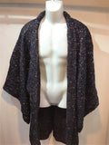 Haori Jacket fancy tweet navy