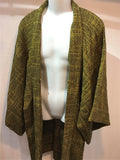 Haori Jacket tweed yellow x black