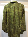 Haori Jacket tweed yellow x black