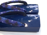 桐下駄 青 ML size (25.0~28.0cm)