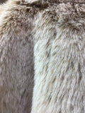 faux fur cape beige フェイクファーケープ