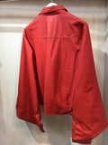 Moto jacket leather haori RED ライダースジャケット