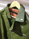 Moto jacket leather haori KAHKI ライダースジャケット