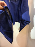 Moto jacket leather haori BLUE ライダースジャケット