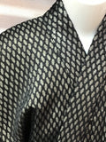 Kimono black/grey double chiffon