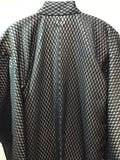 Kimono black/grey double chiffon