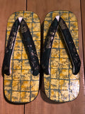 和紙桐下駄 グリーン 仕官  size S (22.0-24.5cm)