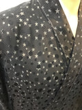 Kimono double chiffon  Black star