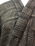 Kimono  net & stripe black