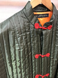China coat quilting Khaki x Orange