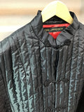 China coat quilting Black x Red