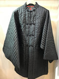 China coat quilting Black x Red