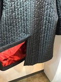 China coat quilting Black x Red
