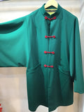 China doeskin coat Green X lemon
