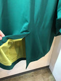 China doeskin coat Green X lemon