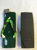 桐下駄 緑 S size (22.5~24.0cm)