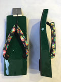 桐下駄 緑 S size (22.5~24.0cm)