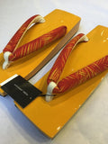 桐下駄 黄色 ML size (25.0~28.0cm)
