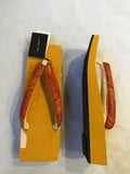 桐下駄 黄色 ML size (25.0~28.0cm)