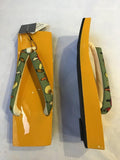桐下駄 黄色 ML size (25.0~28.0cm)