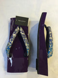 桐下駄 紫 S size (22.5~24.0cm)