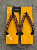 桐下駄 黄色 ML size (25.0~28.0cm)