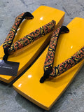 桐下駄 黄色 ML size (25.0~28.0cm)