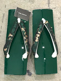 桐下駄 緑 S size (22.5~24.5cm用)