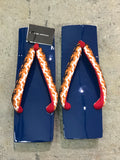 桐下駄 青 ML size (25.0~28.0cm)