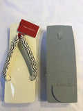 桐下駄 白 S size (22.5~24.0cm)