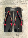 桐下駄 黒 ML size (25.0~28.0cm)