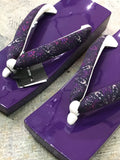 桐下駄 紫 S size (22.5~24.5cm用)