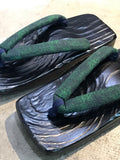 黒塗り下駄　右近 SIZE M (25.0-27.0cm)
