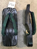 黒塗り下駄　右近 SIZE M (25.0-27.0cm)