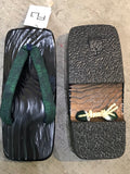 黒塗り下駄　右近 SIZE M (25.0-27.0cm)