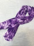麻兵児帯　ムラ染　purple
