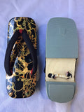 和紙桐下駄 : ギルディング for men SIZE M (24.5-26.5cm)