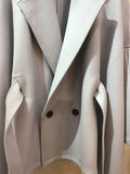 Trench cape coat メルトングレー