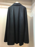 Inverness coat アンゴラチャコールブラック