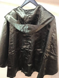 hooded poncho フードポンチョ　キルティングカーキ