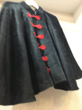 China cape アルパカブラック