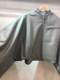 Moto jacket single leather haori GRAY ライダースジャケット