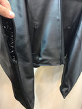 Moto jacket single leather haori BLACK ライダースジャケット