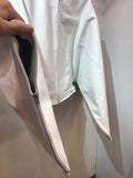 Moto jacket single leather haori white ライダースジャケット