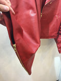 Moto jacket double leather haori RED ライダースジャケット