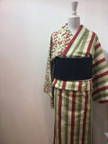 CK2 サークル&ストライプ片身替 GREEN/RED