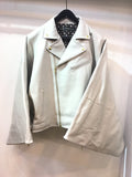 Moto jacket double ecru ライダース羽織　ダブル　エクリュ