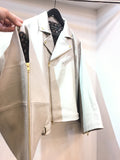 Moto jacket double ecru ライダース羽織　ダブル　エクリュ