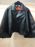 Moto jacket double black
