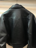 Moto jacket double black